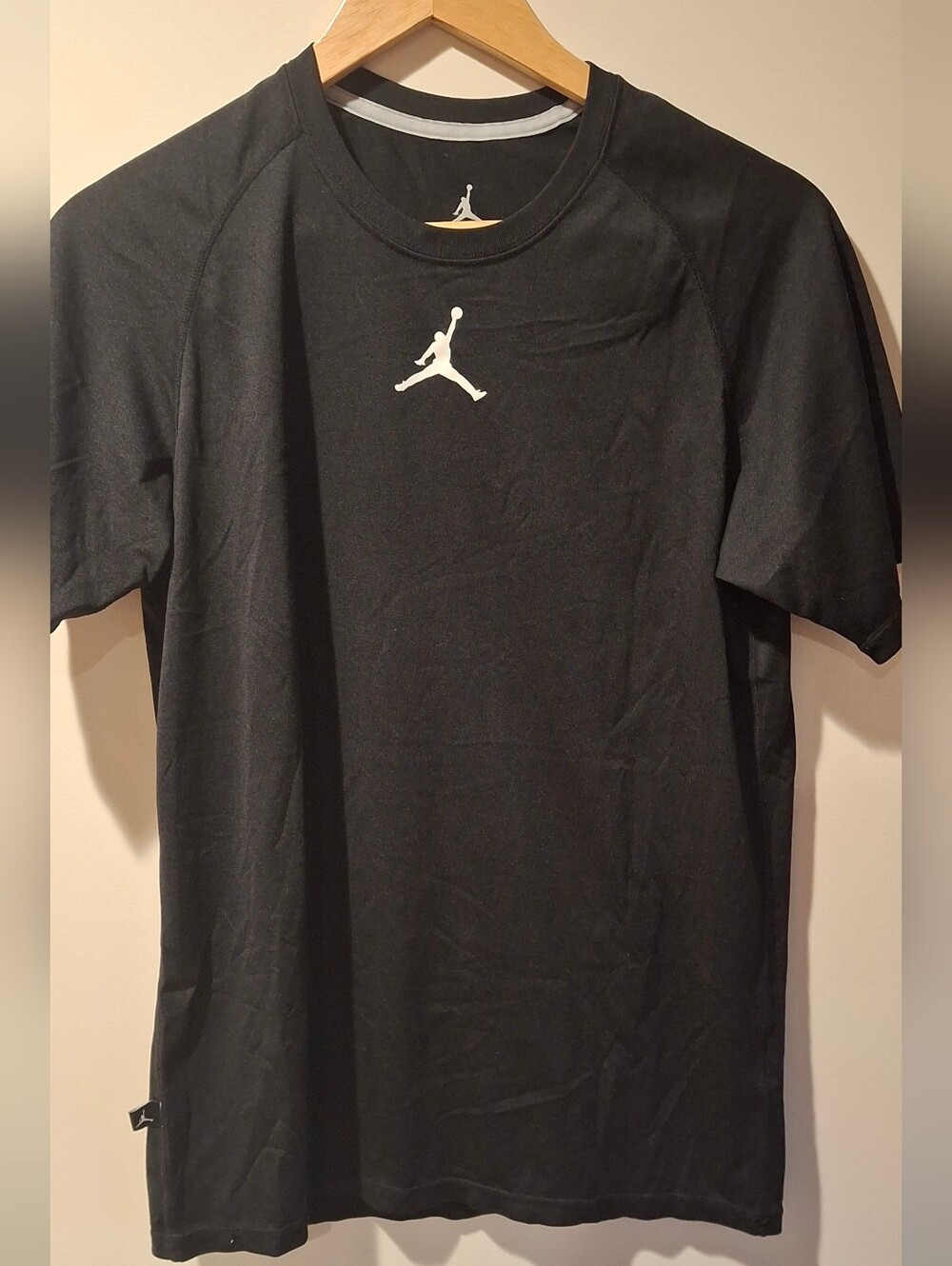 Jordan Black Short Sleeve Jumpman Tee Mens Medium